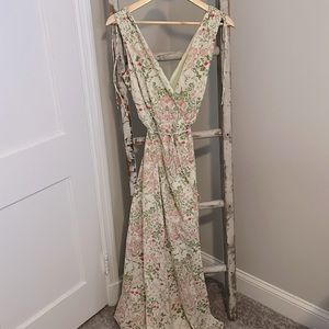 Eva Mendes - Maxi Floral Wrap Dress (XS)